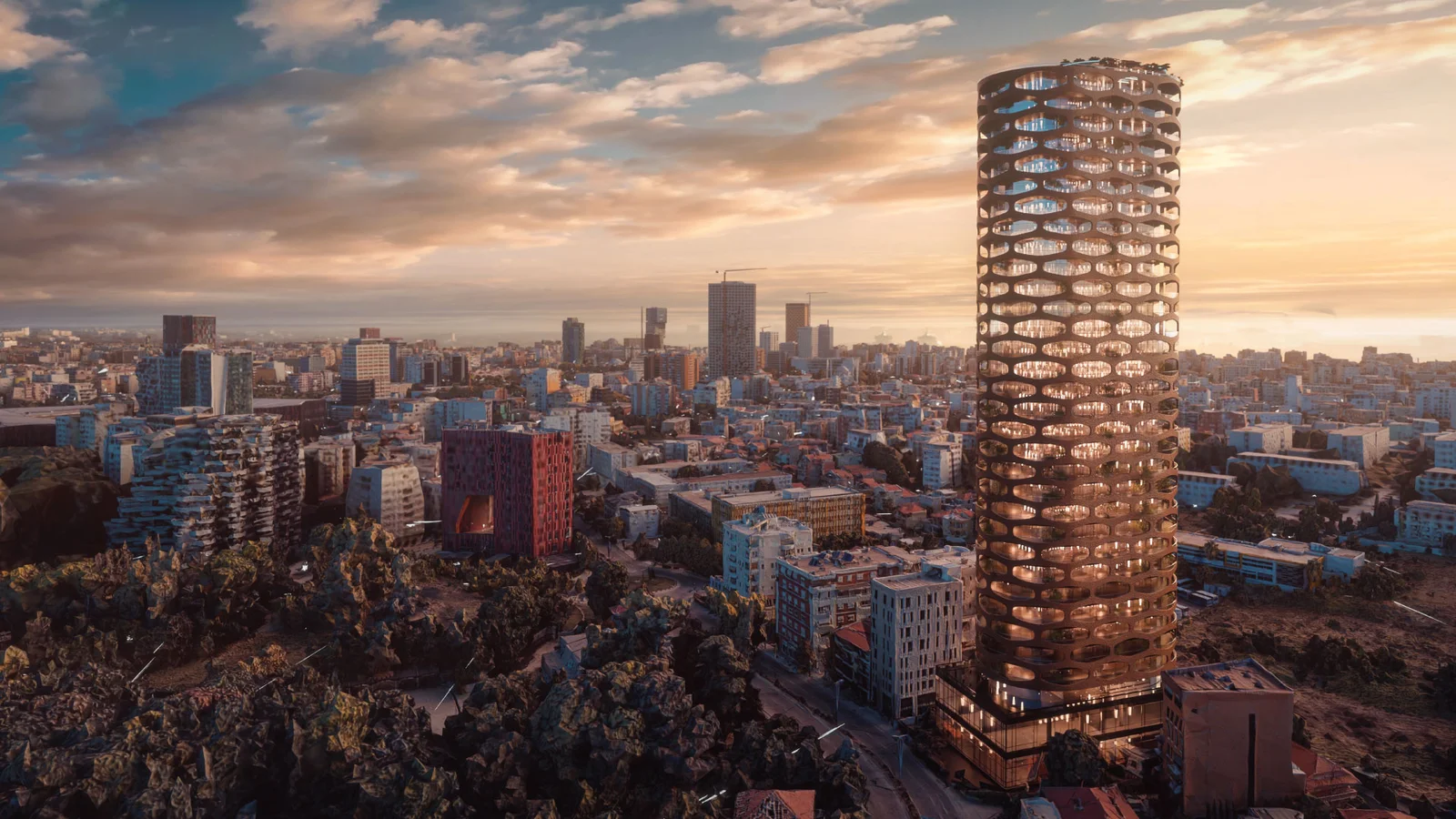 TET Tower, Tirana